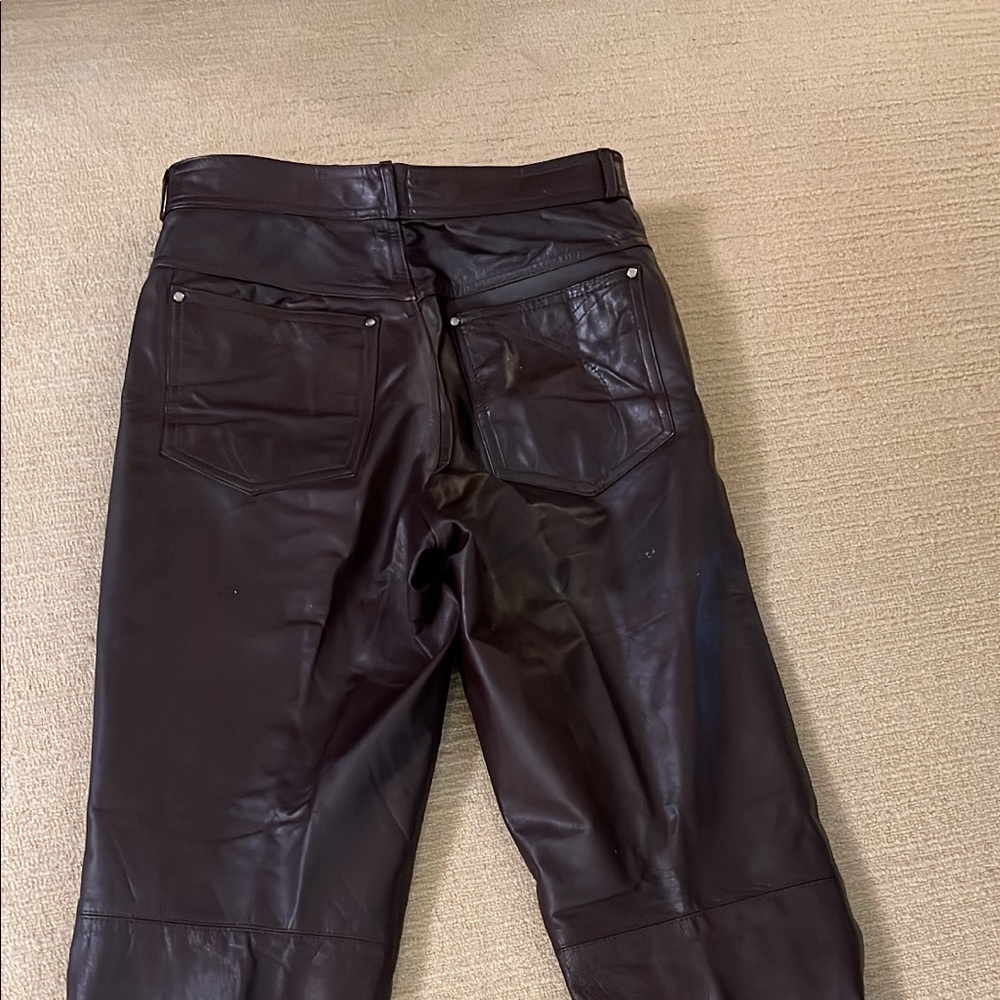 Bikers Brown leather pants